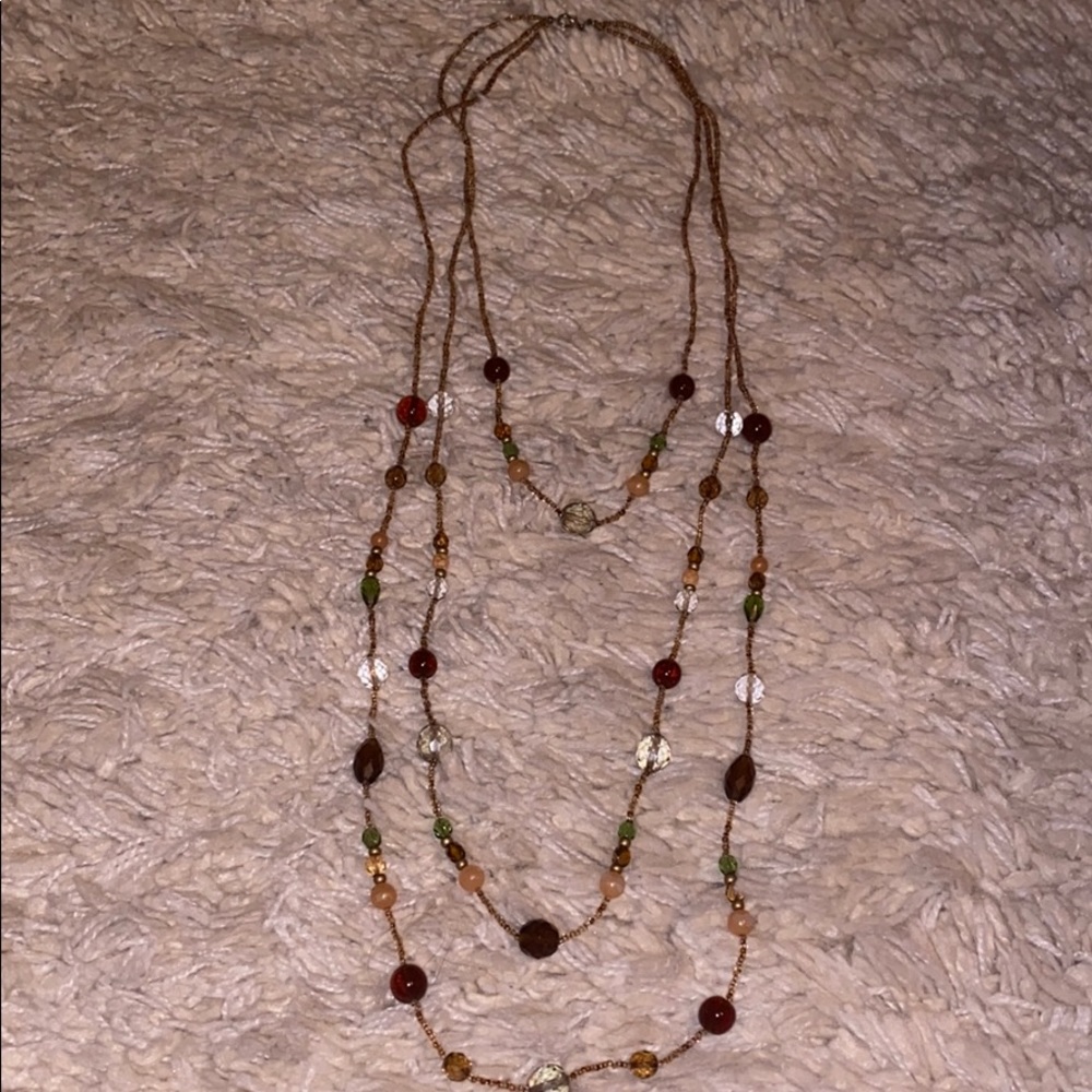 Beaded women's necklace